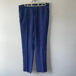 Super cute blue striped trousers